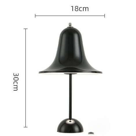 Vintage Nordic Bell Table Lamp – Touch LED Bedside Lamp