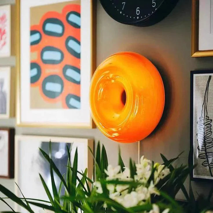 Donut wall lamp – Light up your space with sweetness