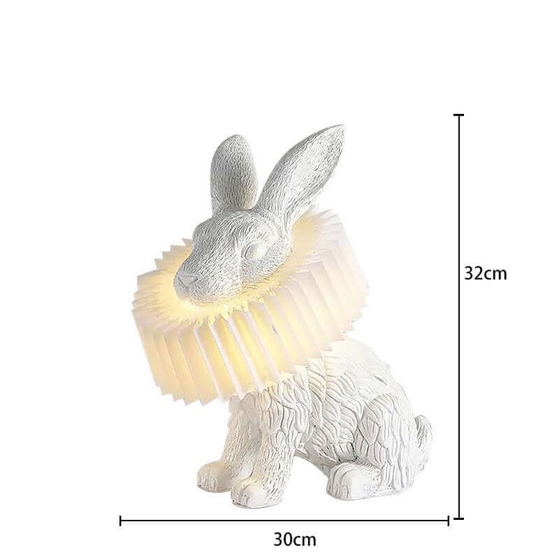 Cartoon Bunny Table Lamp – Resin Bedside & Kids Room Lamp