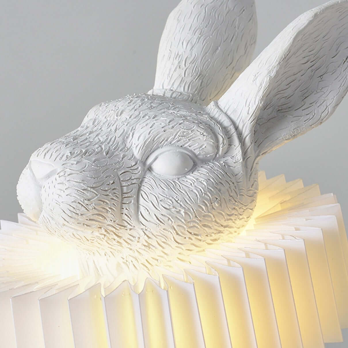 Cartoon Bunny Table Lamp – Resin Bedside & Kids Room Lamp