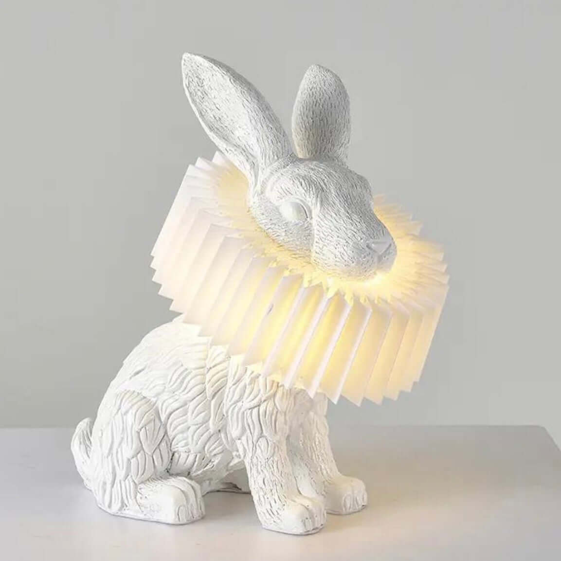 Cartoon Bunny Table Lamp – Resin Bedside & Kids Room Lamp