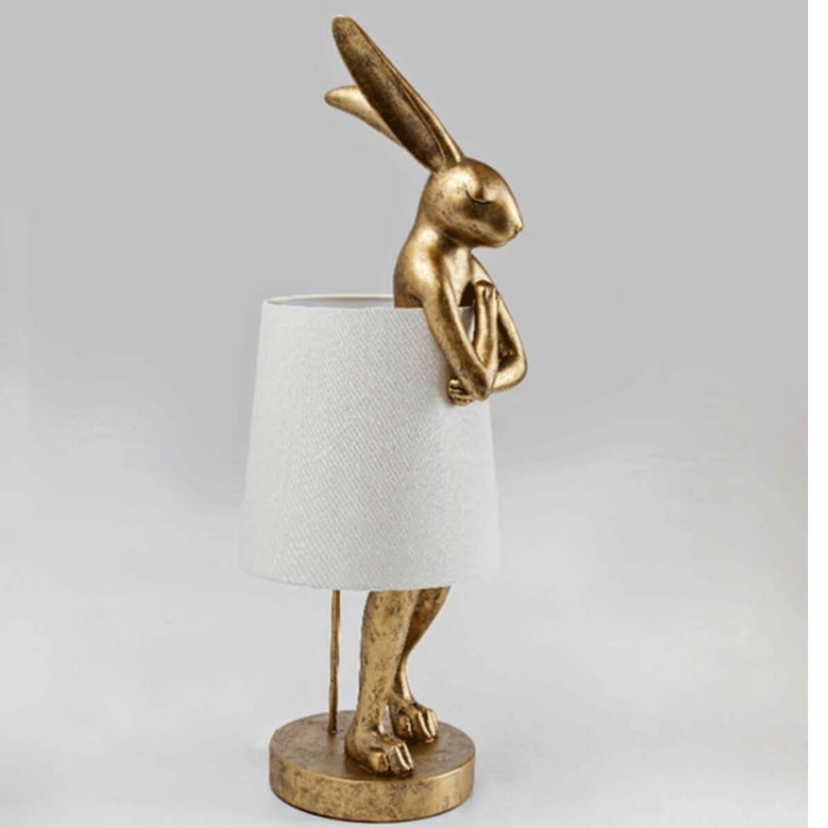 Nordic Apron Bunny Table Lamp – Designer Resin Bedside Lamp