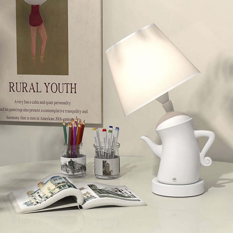 Alice Dream Kettle Lamp – Touch Dimming Wireless Charging Table Light