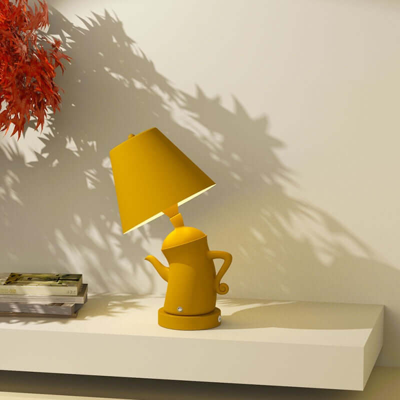 Alice Dream Kettle Lamp – Touch Dimming Wireless Charging Table Light