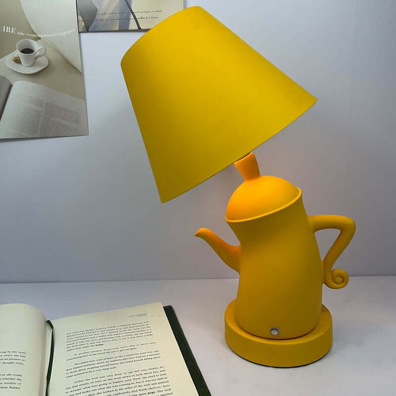 Alice Dream Kettle Lamp – Touch Dimming Wireless Charging Table Light