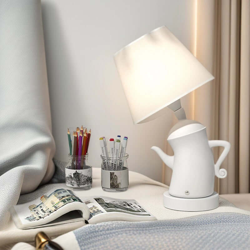 Alice Dream Kettle Lamp – Touch Dimming Wireless Charging Table Light
