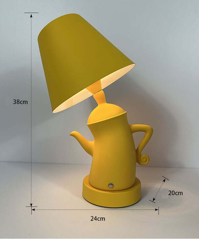 Alice Dream Kettle Lamp – Touch Dimming Wireless Charging Table Light