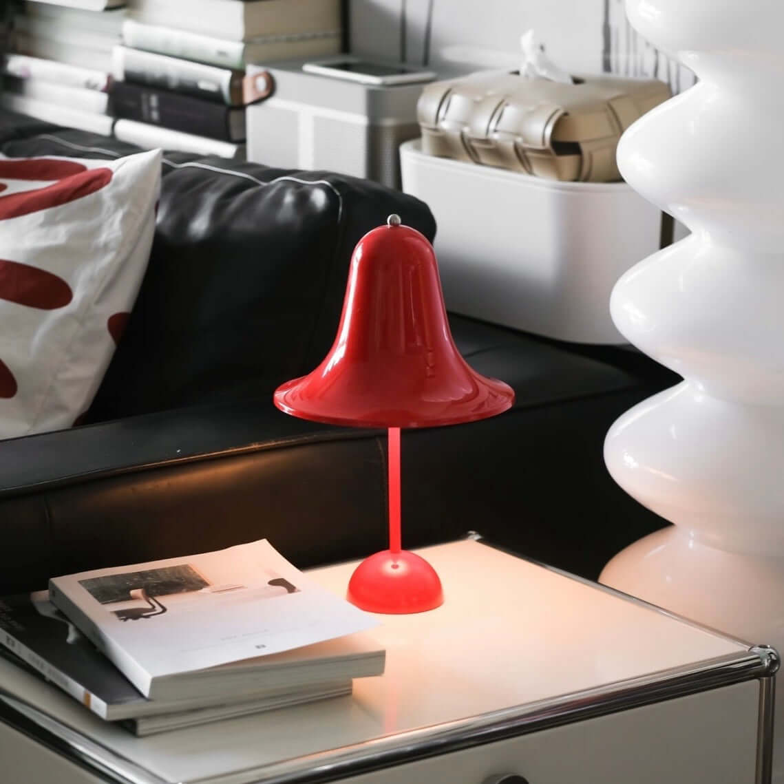 Vintage Nordic Bell Table Lamp – Touch LED Bedside Lamp