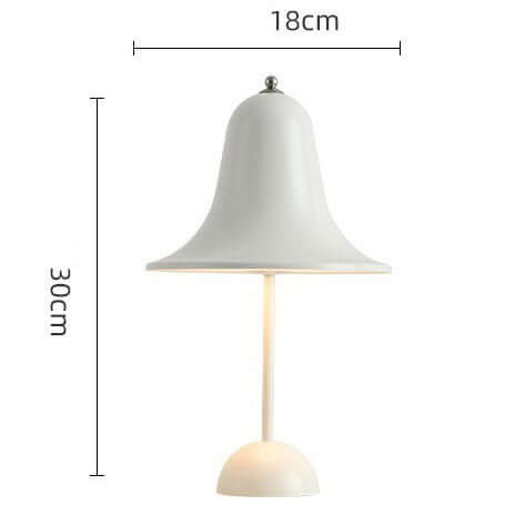Vintage Nordic Bell Table Lamp – Touch LED Bedside Lamp
