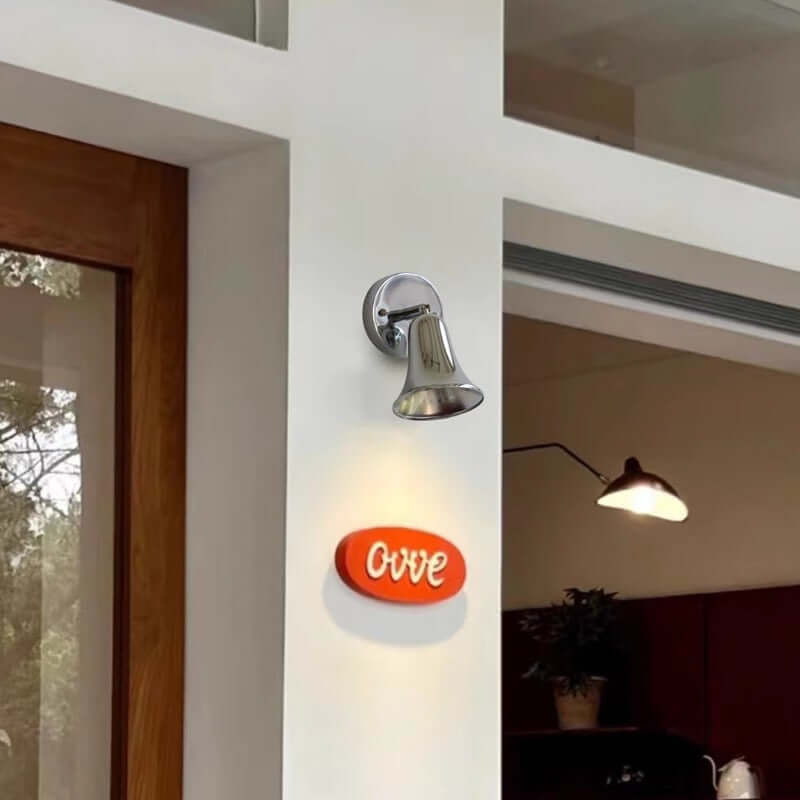 Silver Bell Wall Lamp – 5W Warm LED Modern Vintage 110V