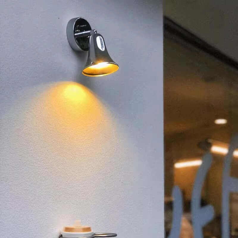 Silver Bell Wall Lamp – 5W Warm LED Modern Vintage 110V