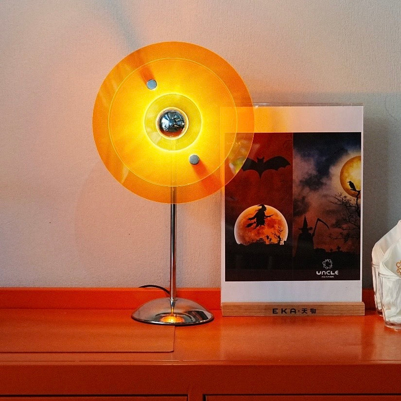 Bauhaus Table Lamp – Colorful USB LED for Desk & Bedside