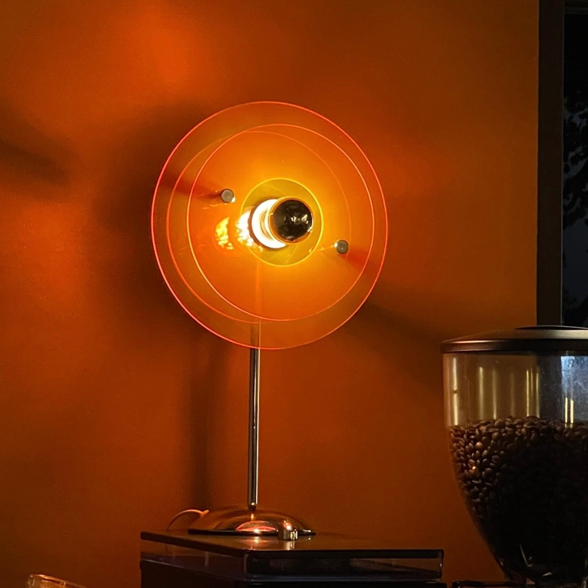 Bauhaus Table Lamp – Colorful USB LED for Desk & Bedside