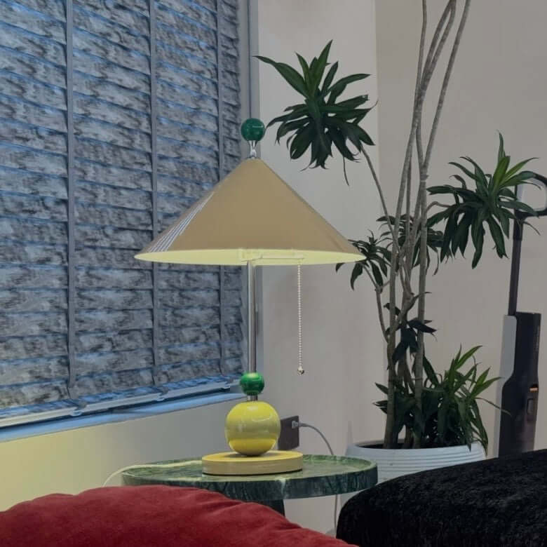 Memphis Umbrella Table Lamp – Colorful Artistic Kids Room Light