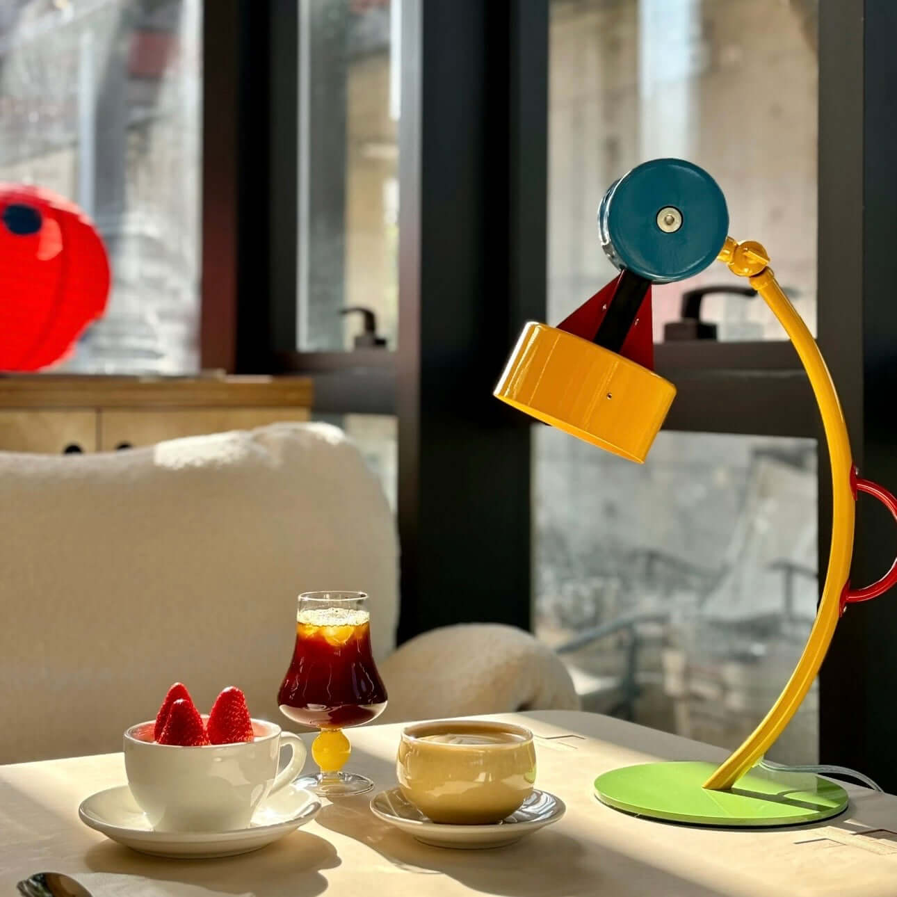 Memphis Geometric Adjustable Table Lamp | Modern LED Art Light