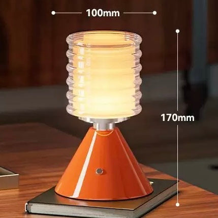 Minimalist Rechargeable Ambient Desk Lamp – Portable Touch Light