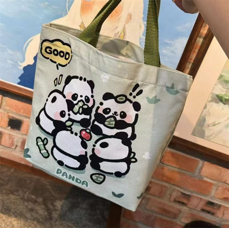 Cute panda Small handbag for kids 4 in a group