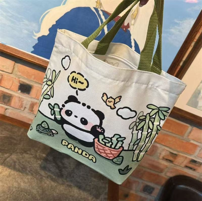 Cute panda Small handbag for kids 4 in a group