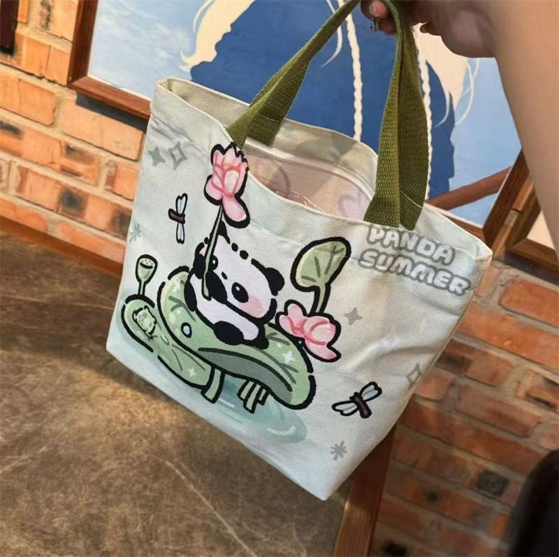 Cute panda Small handbag for kids 4 in a group