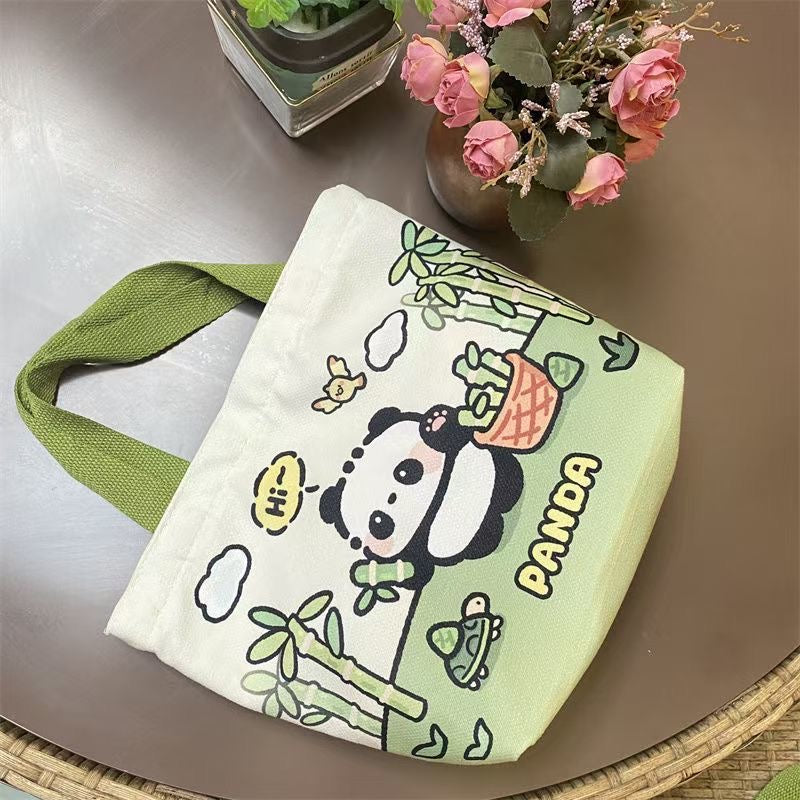 Cute panda Small handbag for kids 4 in a group