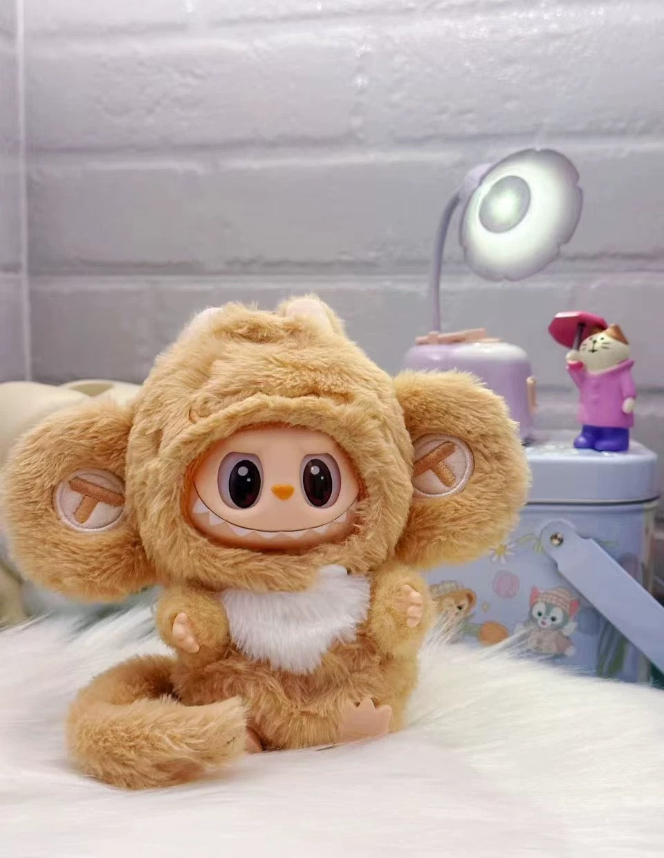 Big Monkey Outfit/clothes  for labubu 17cm Doll（No Doll Included）