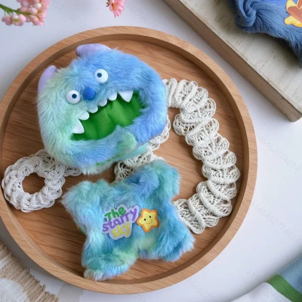 Monster University Outfit/clothes  for labubu 17cm Doll（No Doll Included）