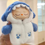 Baby Shark Pajamas Outfit/clothes  for labubu 17cm Doll（No Doll Included）
