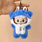 Blue baby Shark  Outfit/clothes  for labubu 17cm Doll（No Doll Included）