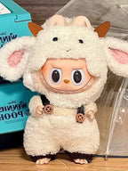 White sheep  Outfit/clothes  for labubu 17cm Doll（No Doll Included）