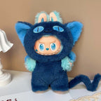 Blue Fly Cat  Outfit/clothes  for labubu 17cm Doll（No Doll Included）