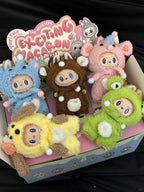 Cute Green Froge Outfit/clothes  for labubu 17cm Doll（No Doll Included）