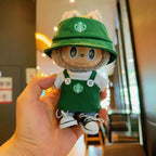 Starbucks Outfit/clothes  for labubu 17cm Doll（No Doll Included）