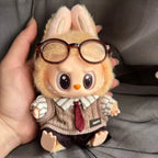 Preppy Style Outfit/clothes  for labubu 17cm Doll（No Doll Included）
