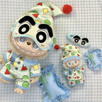 Shin-chan PajamasOutfit/clothes  for labubu 17cm Doll（No Doll Included）