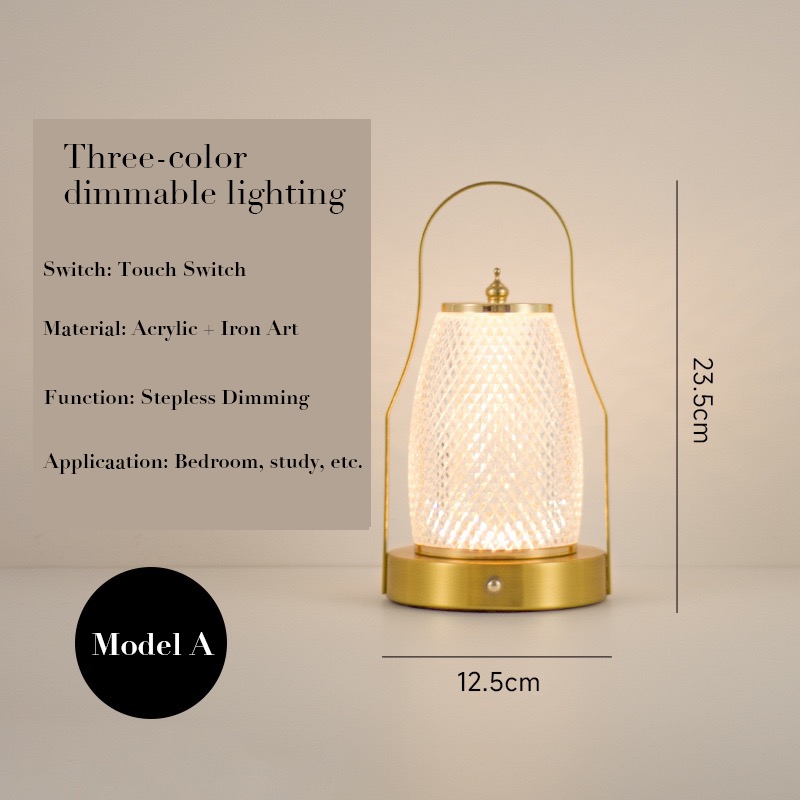 LED rechargeable wall-mounted light & multifunctional portable ambient light