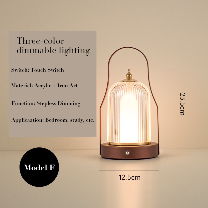 LED rechargeable wall-mounted light & multifunctional portable ambient light