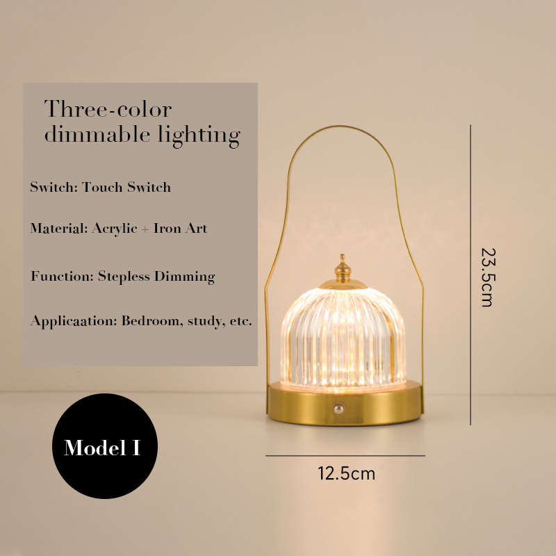 LED rechargeable wall-mounted light & multifunctional portable ambient light