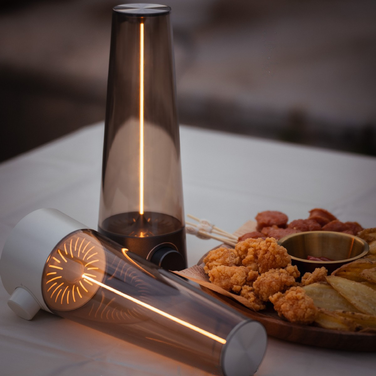 Chord shadow retro rechargeable lamp