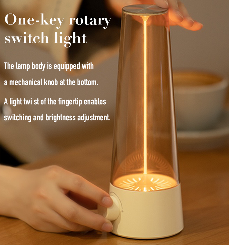 Chord shadow retro rechargeable lamp