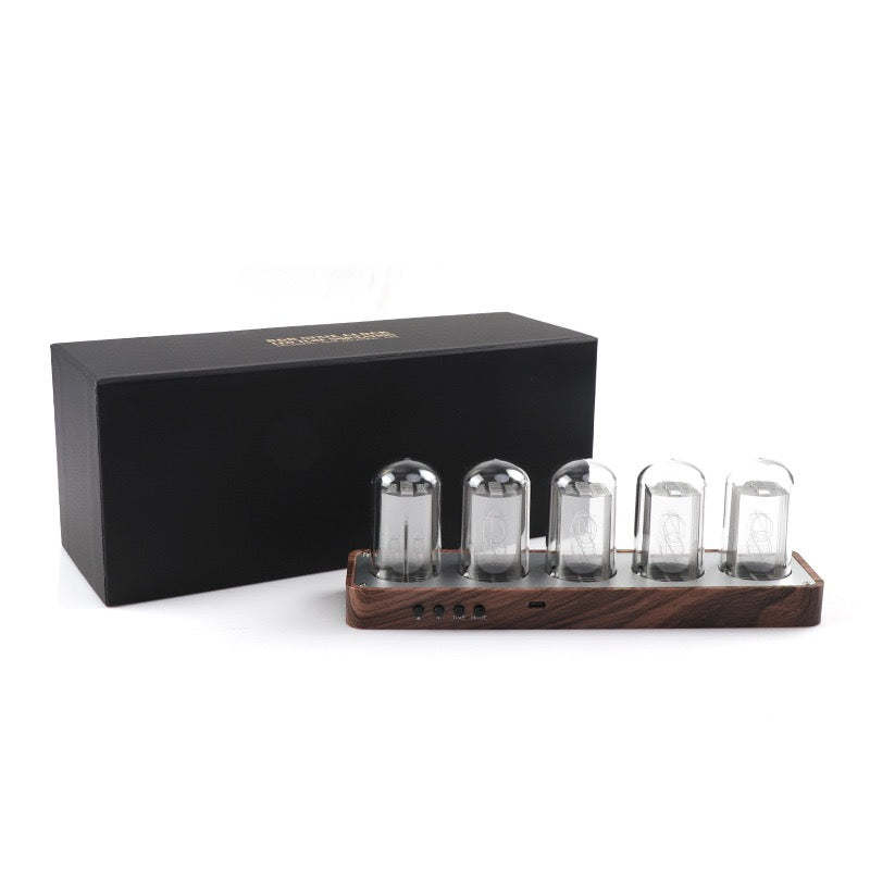 Retro Neon Glow Tube Clock – App-Controlled, USB-Powered RGB Lighting