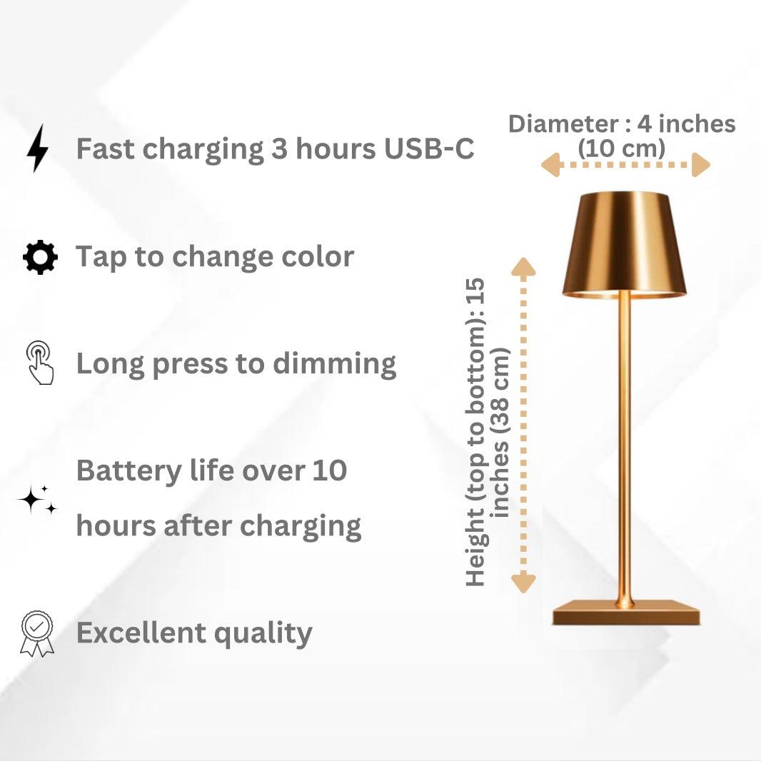 Lumiosa Table Lamp – Scandinavian Touch Sensor LED for Stylish Home Lighting