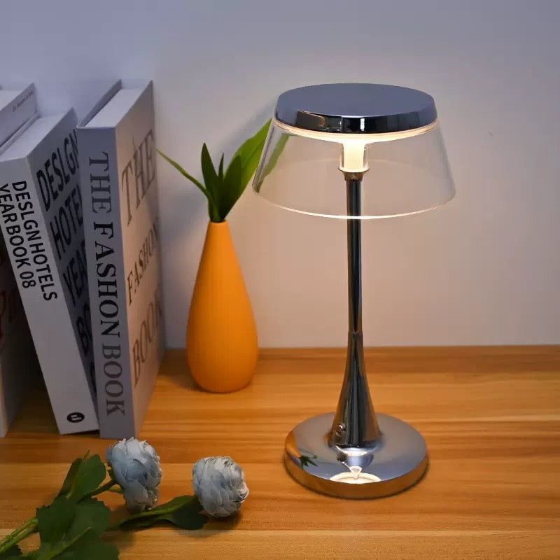 Light luxury rechargeable table lamp