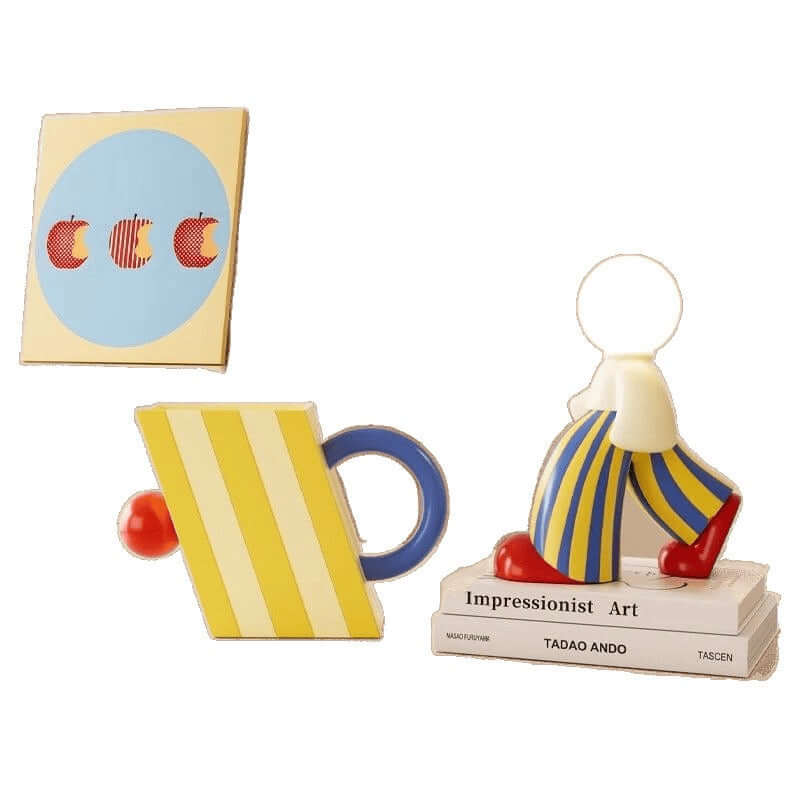 Art Figure Lamp – Modern Walking Silhouette Light, USB Rechargeable