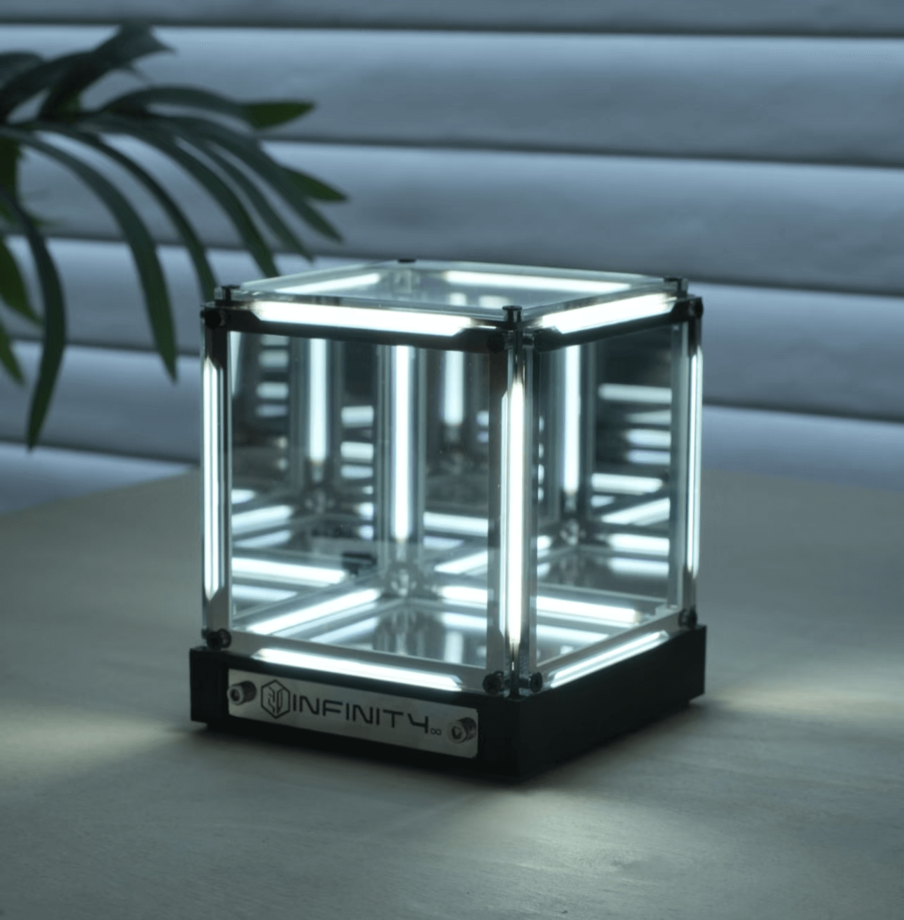 Cyberpunk Ambient Light – 4D Black Hole Desk Lamp with LED Glow