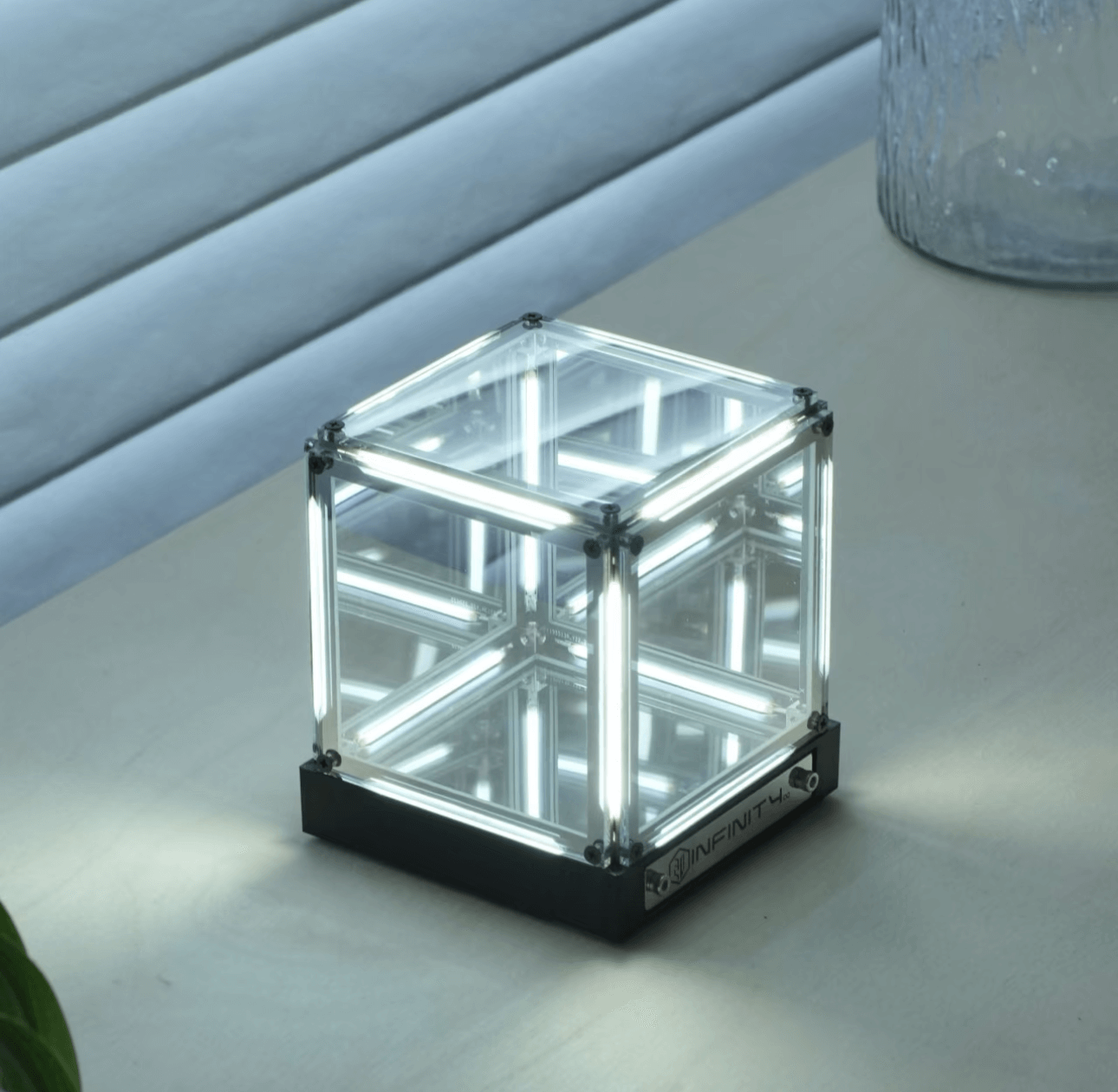 Cyberpunk Ambient Light – 4D Black Hole Desk Lamp with LED Glow