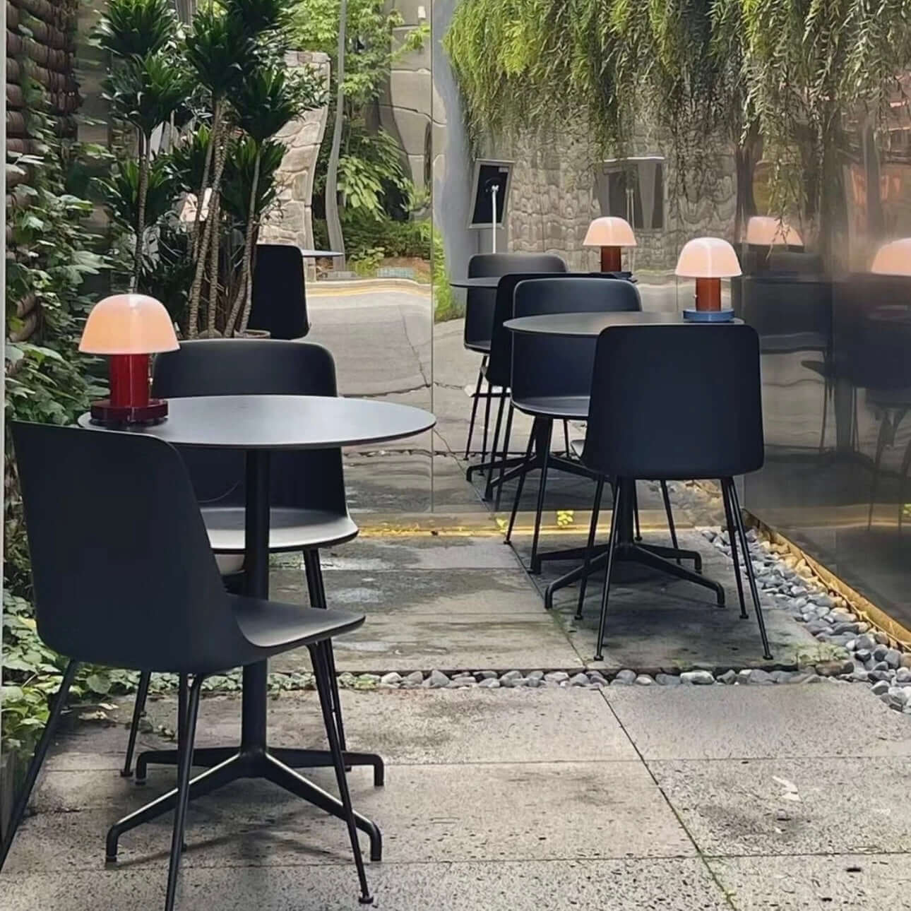 Wire-Free Mushroom Lamp – Touch Control, 3 Color Modes, Rechargeable