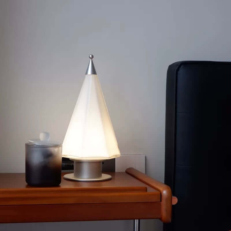 Handcrafted Cedar Lamp – Touch LED, Rechargeable, Fairy-Tale Glow