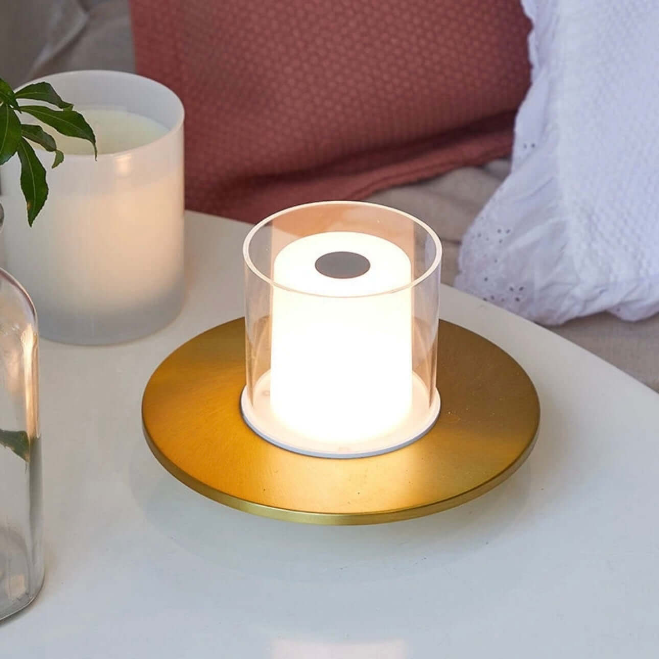 Rechargeable Candle Lamp – Touch & Gesture LED, Soft Eye-Friendly Glow
