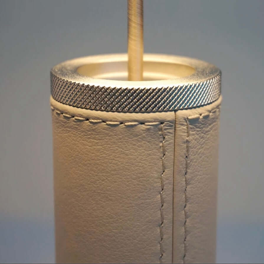 Rechargeable Portable Table Lamp – Modern Aluminum &amp; Leather Design