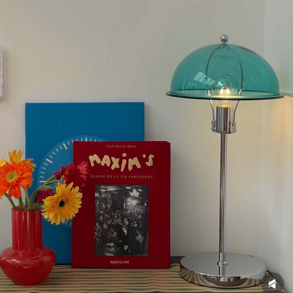 Bauhaus Acrylic Table Lamp | Adjustable Brightness & Soft Light